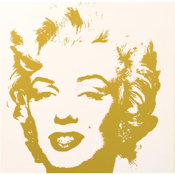 Andy Warhol- Silk Screen  Golden Marilyn 11.41 