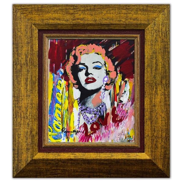 Nastya Rovenskaya- Mixed Media "Marilyn Monroe II"