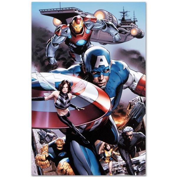 Marvel Comics  Ultimate Power #6  Numbered Limited Edition Giclee on Canvas by Greg Land with COA.