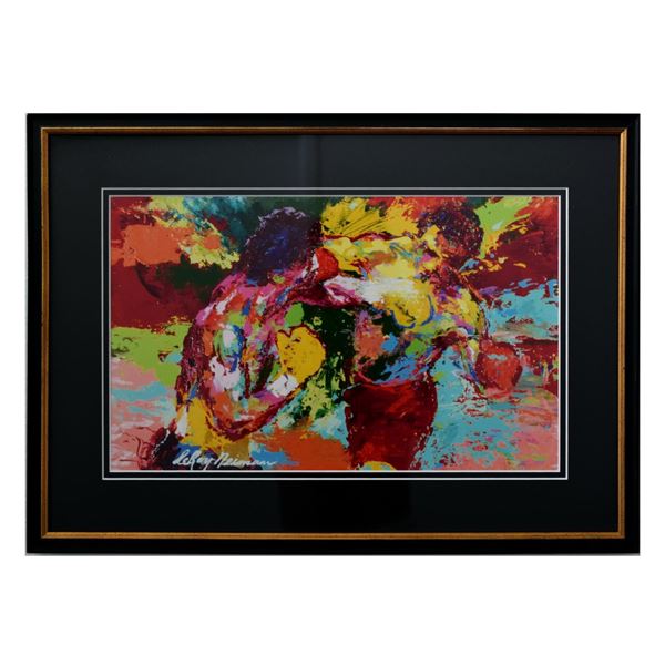 LeRoy Neiman- Offset Lithograph  Rocky Vs. Apollo 