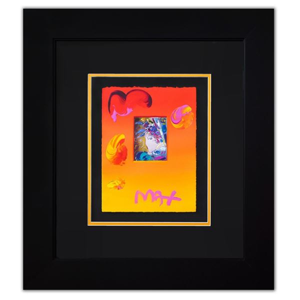 Peter Max- Original Mixed Media "Blushing Beauty Ver. I #79"