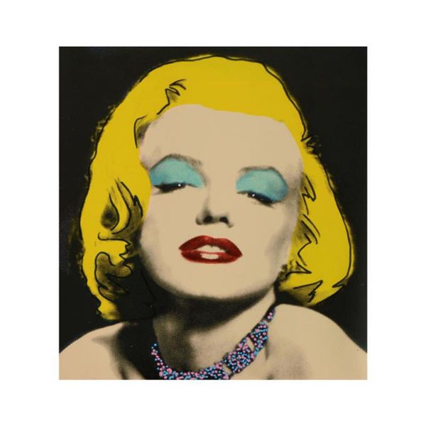 Steve Kaufman (1960-2010),  Marilyn Seduction  One-of-a-Kind Mixed Media on Canvas, Hand Signed Inve