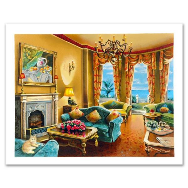 Anatoly Metlan, "Sunny Day in Florida" Limited Edition Serigraph, Numbered and Hand Signed with Cert