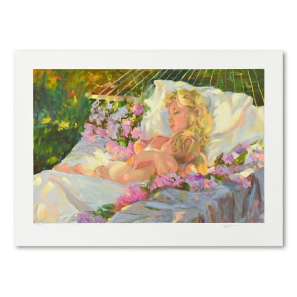 Don Hatfield, "Gentle Touch" Limited Edition Serigraph, Numbered 226/395 and Hand Signed with Letter