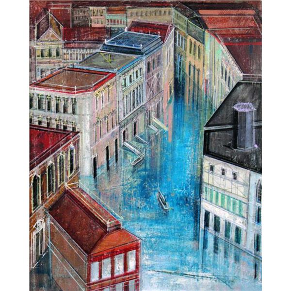 Alex Zwarenstein "Jewel Canal" Giclee on Canvas