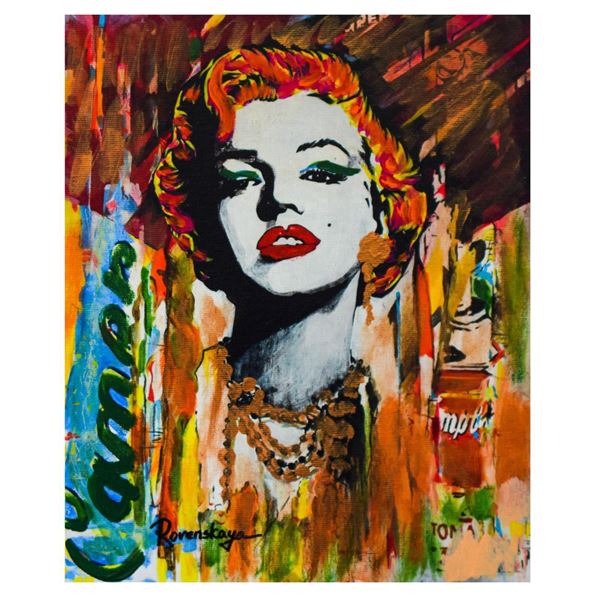 Nastya Rovenskaya- Mixed Media  Marilyn Monroe II 