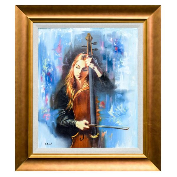 Taras Sidan- Original Oil on Canvas  Classic Lady 