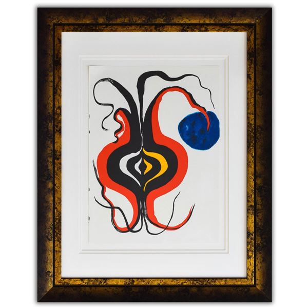 Alexander Calder- Lithograph "DLM156 - Bulbe"