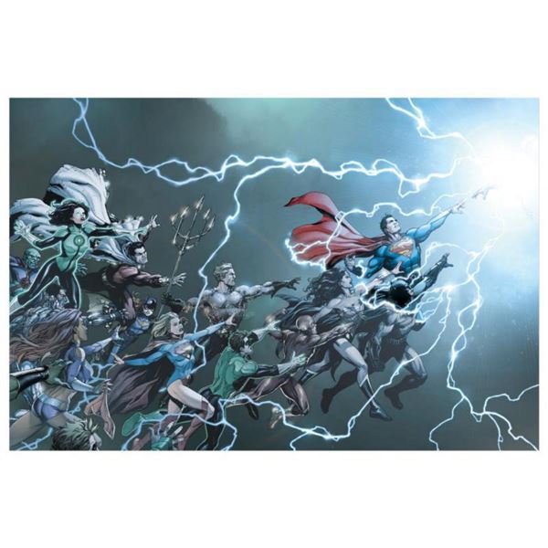 DC Comics,  DC Universe: Rebirth #1  Numbered Limited Edition Giclee on Canvas by Gary Frank with CO