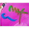 Image 3 : Peter Max- Original Mixed Media "I Love the World"
