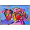 Image 2 : Peter Max- Original Mixed Media "Zero in Love"