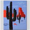 Image 1 : "Cacti" Limited Edition Giclee on Canvas by Larissa Holt, Numbered and Signed. This piece comes Gall