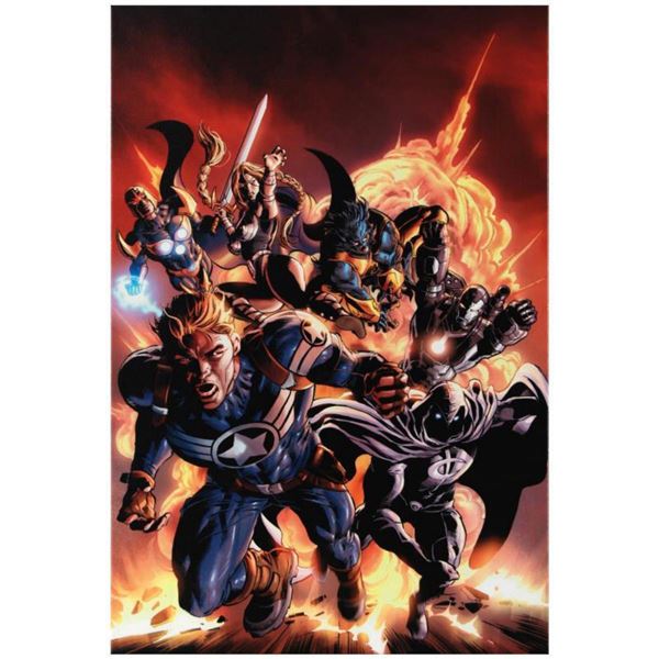 Marvel Comics  Secret Avengers #2  Numbered Limited Edition Giclee on Canvas by Marko Djurdjevic wit