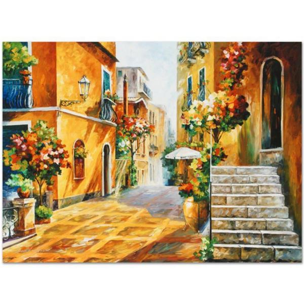 Leonid Afremov (1955-2019) "The Sun of Sicily" Limited Edition Giclee on Canvas, Numbered and Signed