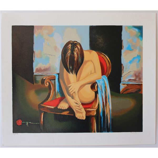 Alexander Borewko- Original Serigraph on Paper "Sensual Moments"