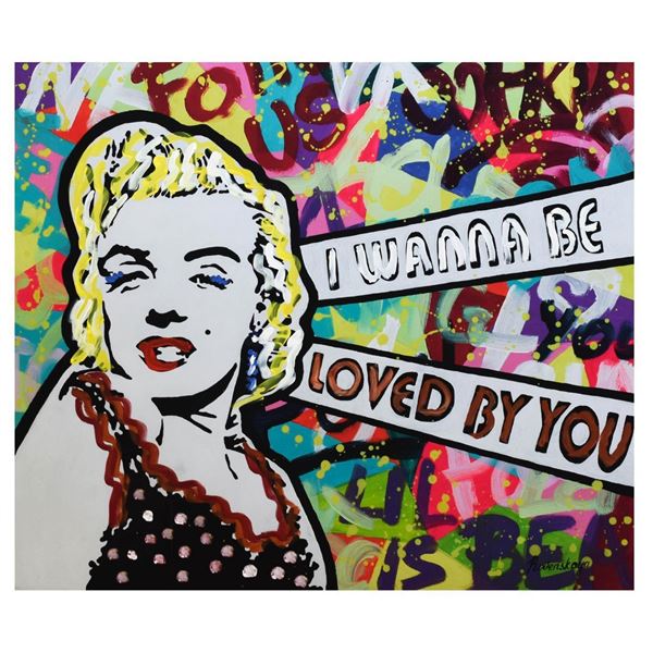 Nastya Rovenskaya- Mixed Media  I Wanna Be Loved By You 