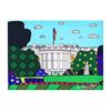 Image 1 : Romero Britto "1600 Pennsylvania Avenue" Hand Signed Limited Edition Giclee on Canvas; Authenticated