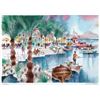 Image 1 : Shmuel Katz- Original Serigraph "Fisherman of the Kineret "