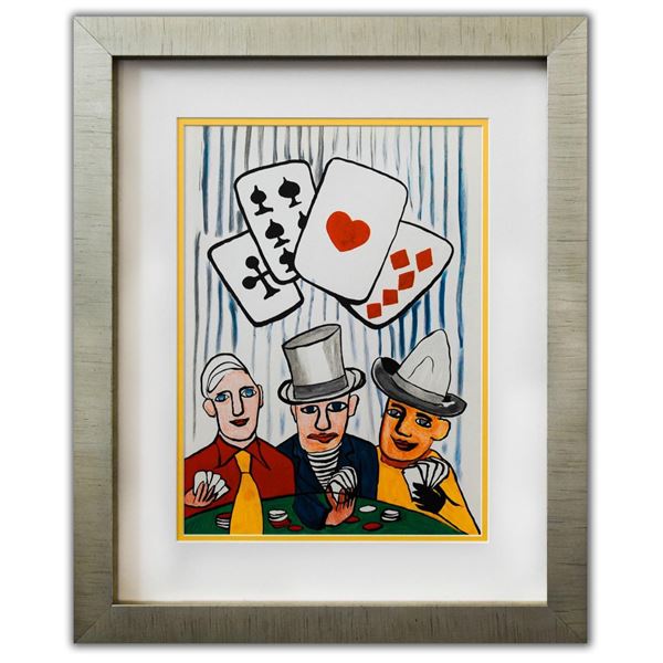 Alexander Calder- Lithograph  DLM212 - Joueurs de cartes I 