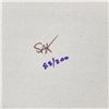 Image 2 : Steve Kaufman (1960-2010), "David and Goliath Gold" Hand Signed and Numbered Limited Edition Hand Pu