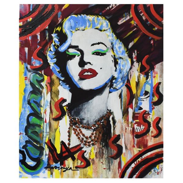 Nastya Rovenskaya- Mixed Media "Marilyn Monroe II"