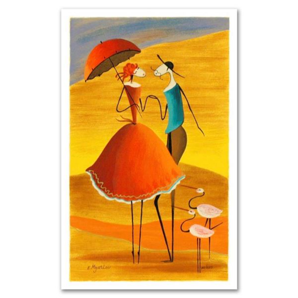 Ester Myatlov, "Serenade" Limited Edition Serigraph, Numbered and Hand Signed with Certificate of Au