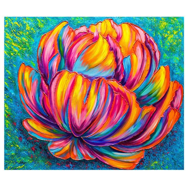 Svyatoslav Shyrochuk- Original Oil on Canvas "Grown Flower"