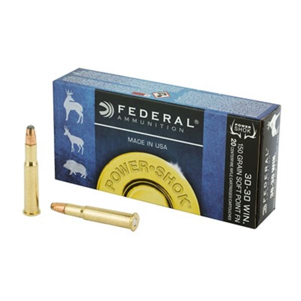 FED PWRSHK 3030WN 150GR SP FN - 20 Rds