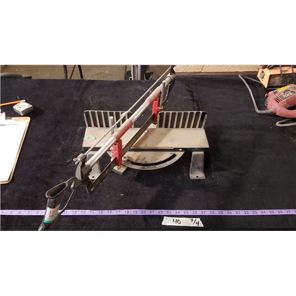 Miter Table & Hand Saw