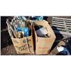 Image 1 : Large Lot - 2 Boxes of Yard Supplies