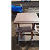 Image 4 : Vintage End Table (Needs Repair) 36" X 18" X 29"