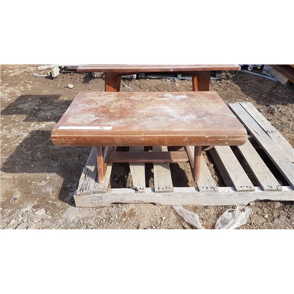 Vintage Table 30" X 18" X 13"