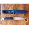 Image 2 : "Buck Style" Stainless Hunting Knife + Sheath 6" Blade
