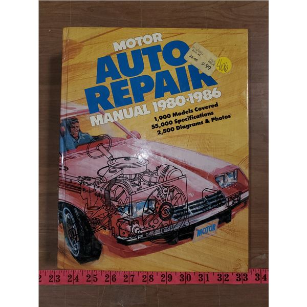 motor auto repair manual 1980-1986