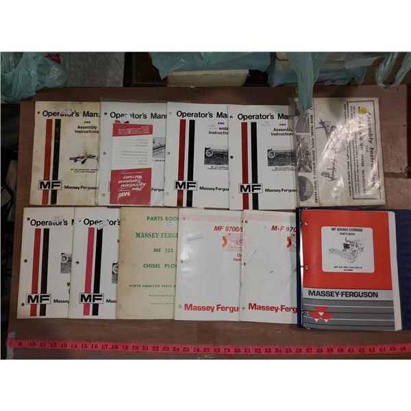 lot of massey ferguson manuals