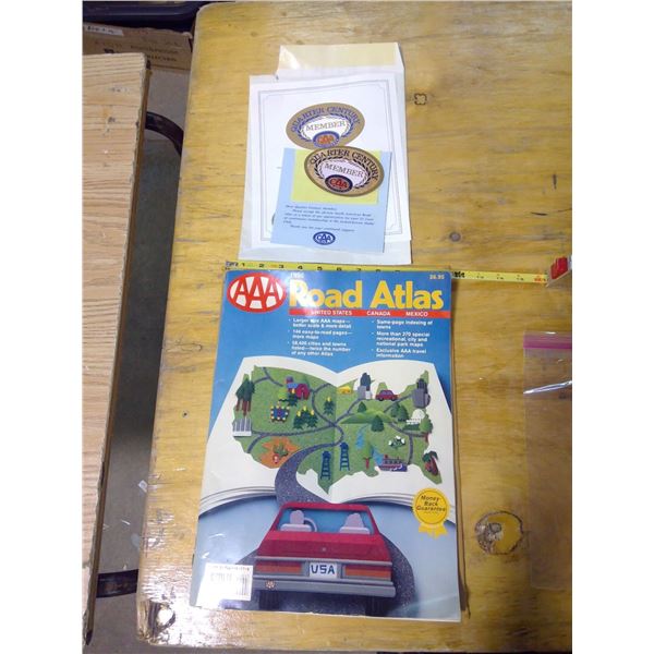 AAA 1990 Road Atlas - USA, Canada and Mexico - 11.5"x15.5"