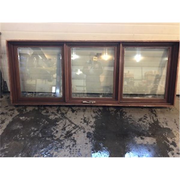Window, sealed unit, double pane, center opens. 86”x33 1/2”