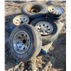 Image 1 : Lot 5 Rim 2 With Tires 15"