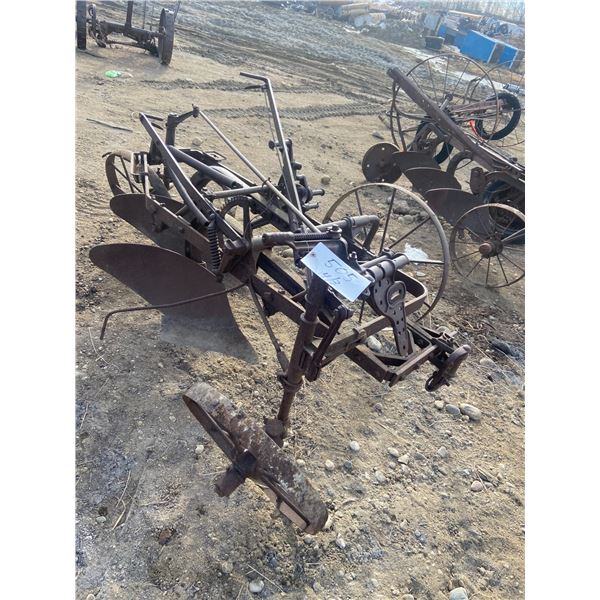 2 Furrow Plow C/W Cast Tool Box