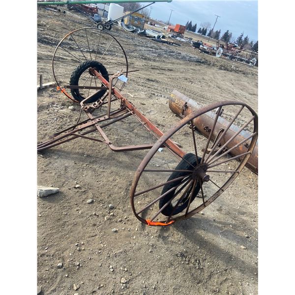 Hay Rake Frame & Wheels 54"