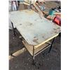Image 1 : Metal Top Shop Table 30" X 48"