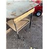Image 2 : Metal Top Shop Table 30" X 48"