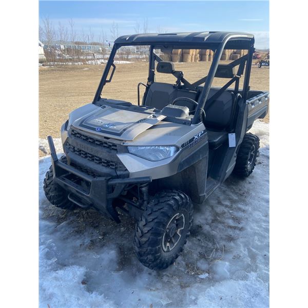 2018 Polaris Ranger Side by Side 1000, Serial #4XARRE990J8529096 4500 miles