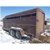 Image 4 : Covertible Horse Trailer 16'L, 6'W