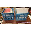 Image 1 : Lot Technical Books & Crates Etc.