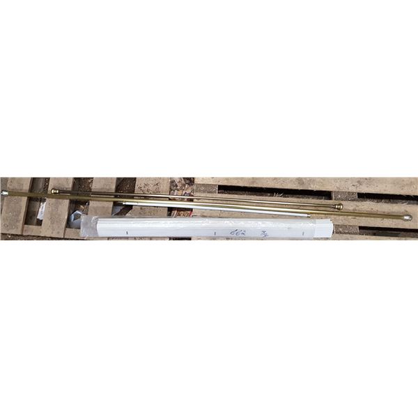 Curtain Rods ( Adjustable) & 36" Door Sweep