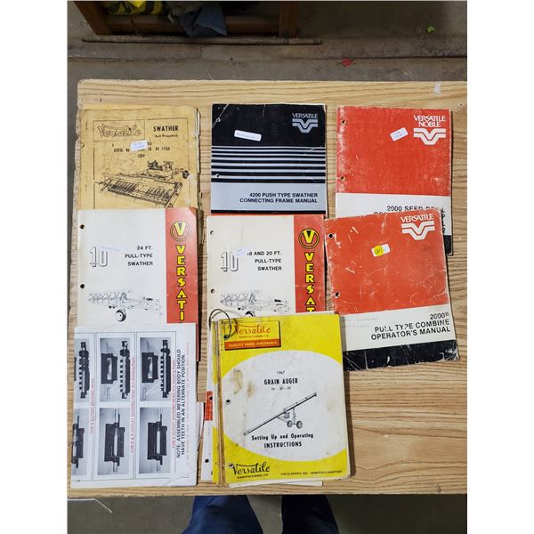 Lot of versatile manuals