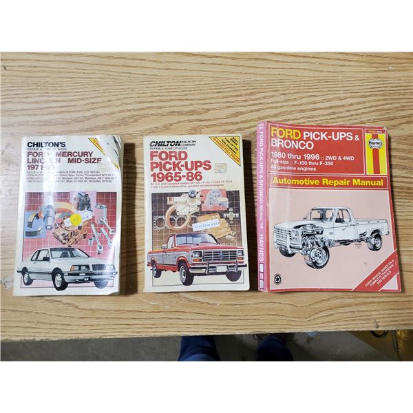 Haynes & Chilton's Ford repair manuals