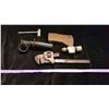 Image 1 : Pipe Wrench & Axe Head & Misc.