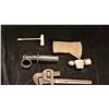 Image 3 : Pipe Wrench & Axe Head & Misc.